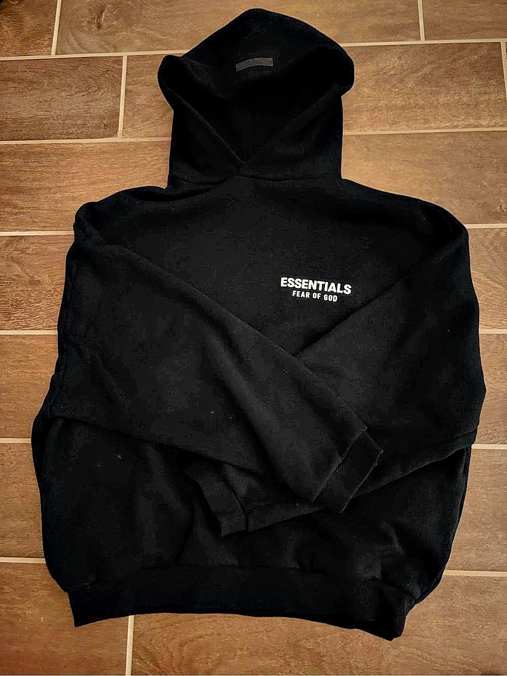 ESSENTIALS Fear of God Essentials Black Hoodie NWT